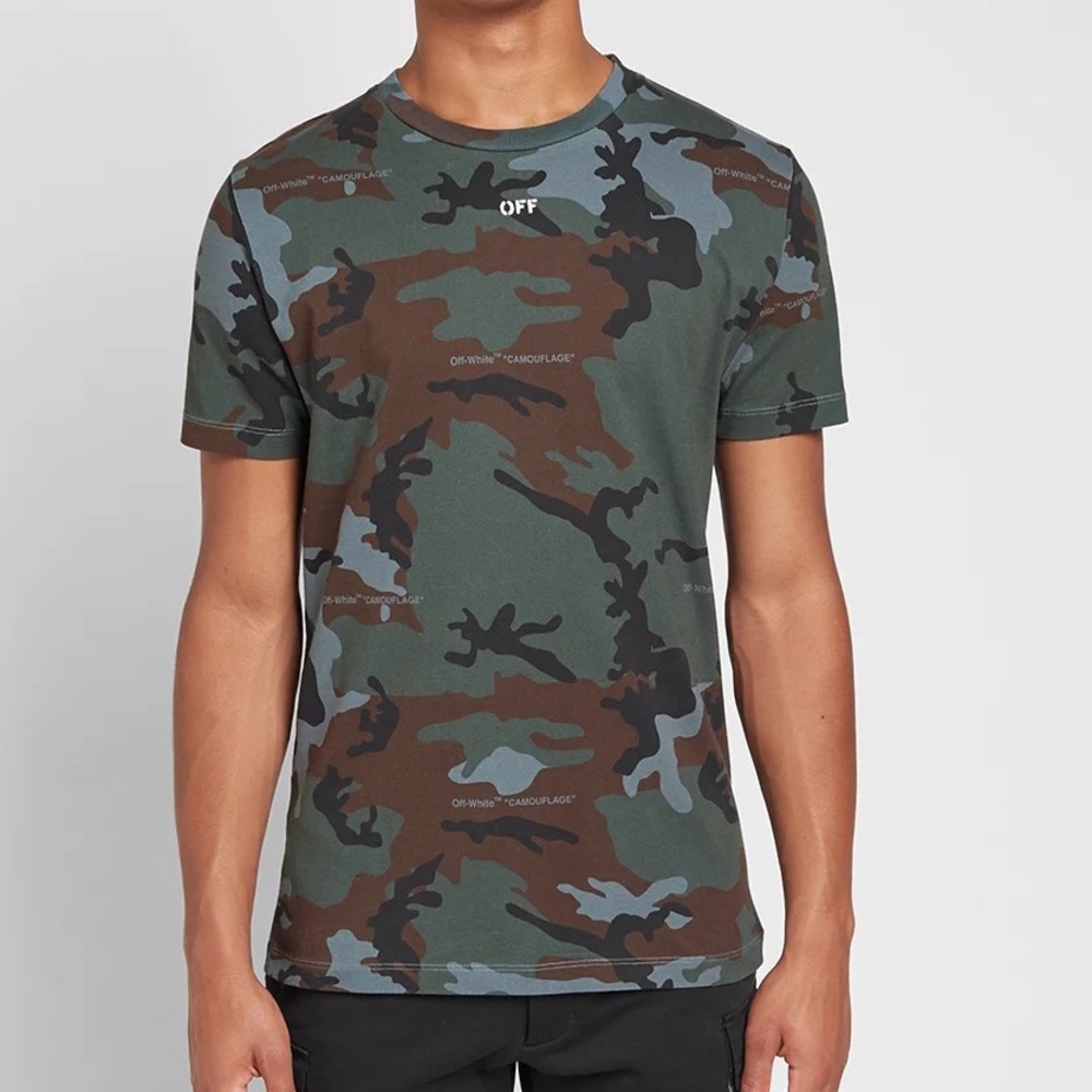 Off-White Camo Tee Shirt